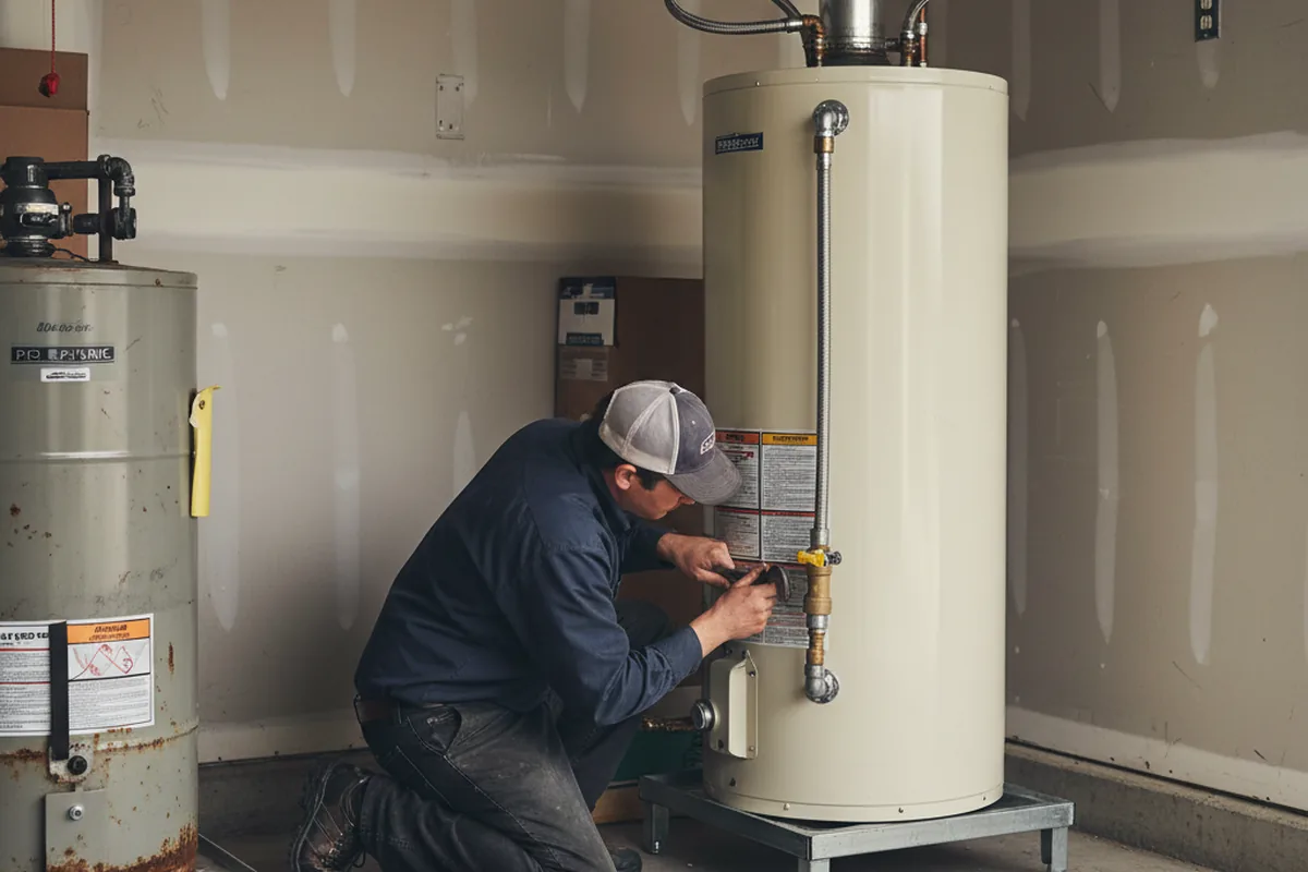 Water heater and shutoff valve replacement in Grand Junction